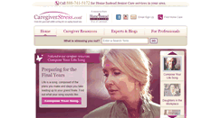Desktop Screenshot of caregiverstress.com